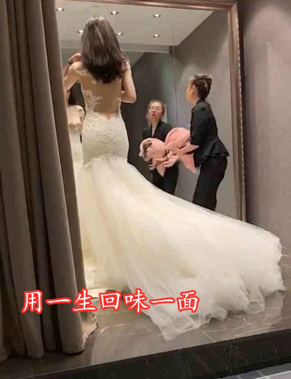“高个”新娘穿婚纱像小仙女，谁说个高就不美？别再对身高有偏见