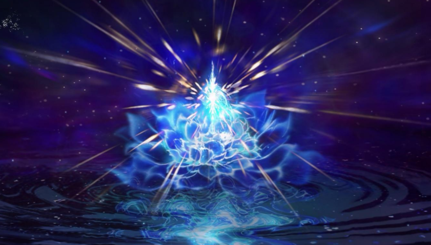 但却是改变萧炎命运的火焰,此火外形似莲花,萧炎的自创大招"佛怒火莲"