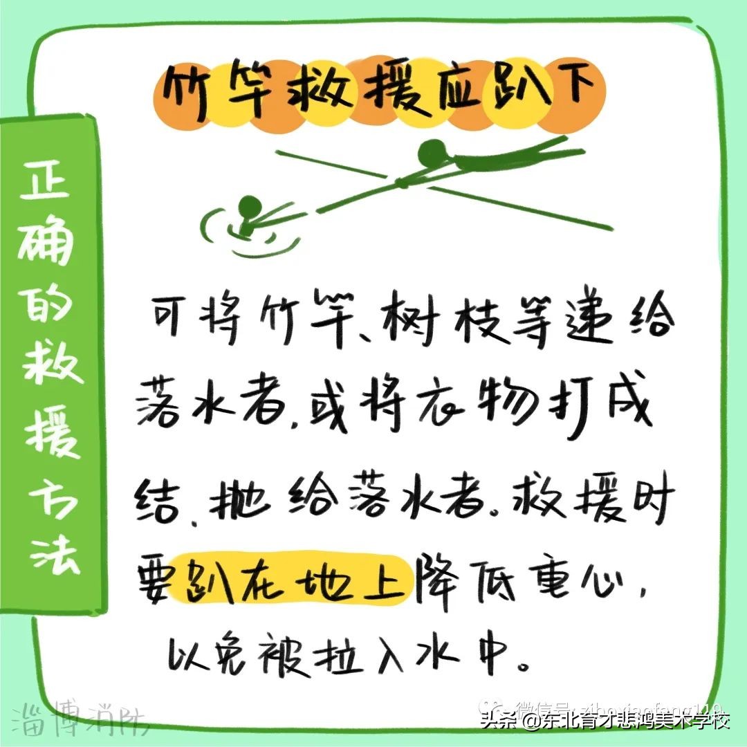 手绘漫画告诉你：溺水时救援方法不对，容易“聪明反被聪明误”