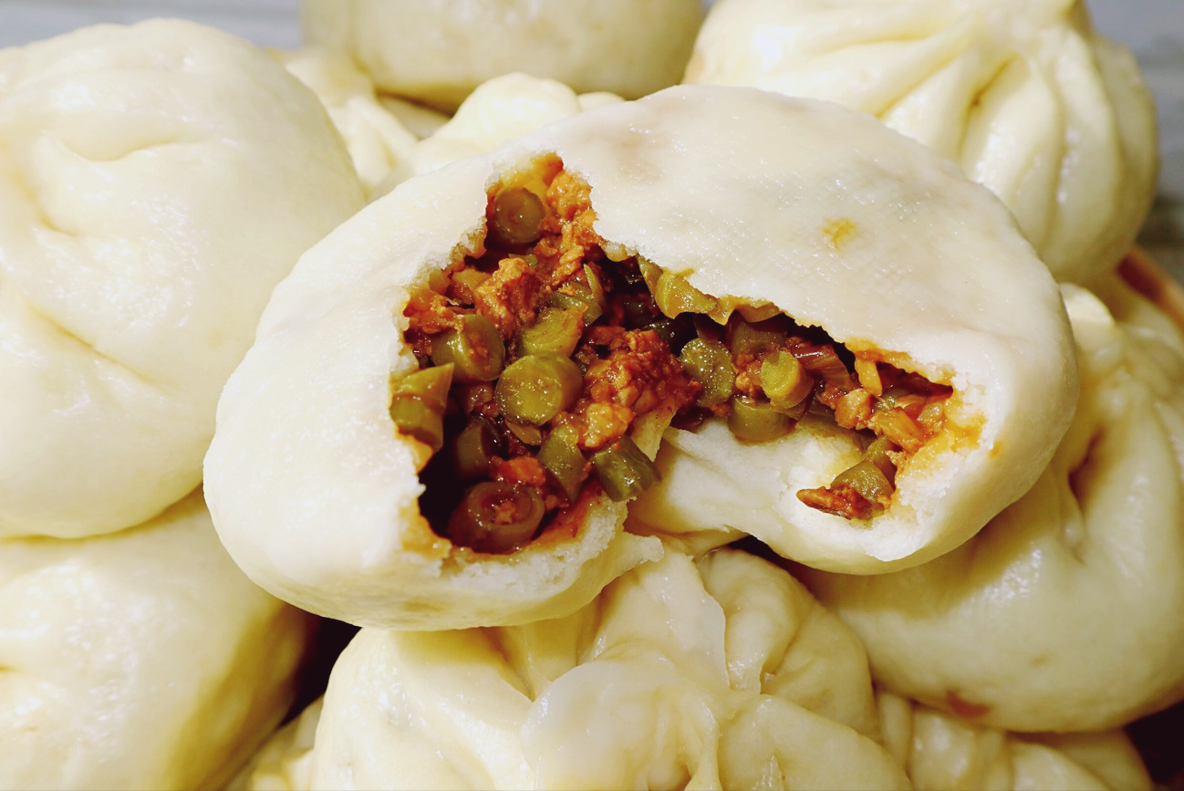豆角酱肉包好吃有诀窍,教你调馅的正确方法用料,包子不好吃才怪