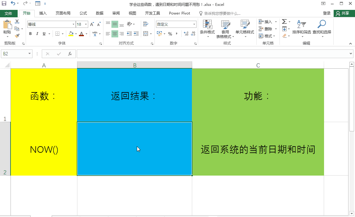 学会这套函数，再遇到与日期和时间相关的问题不用愁