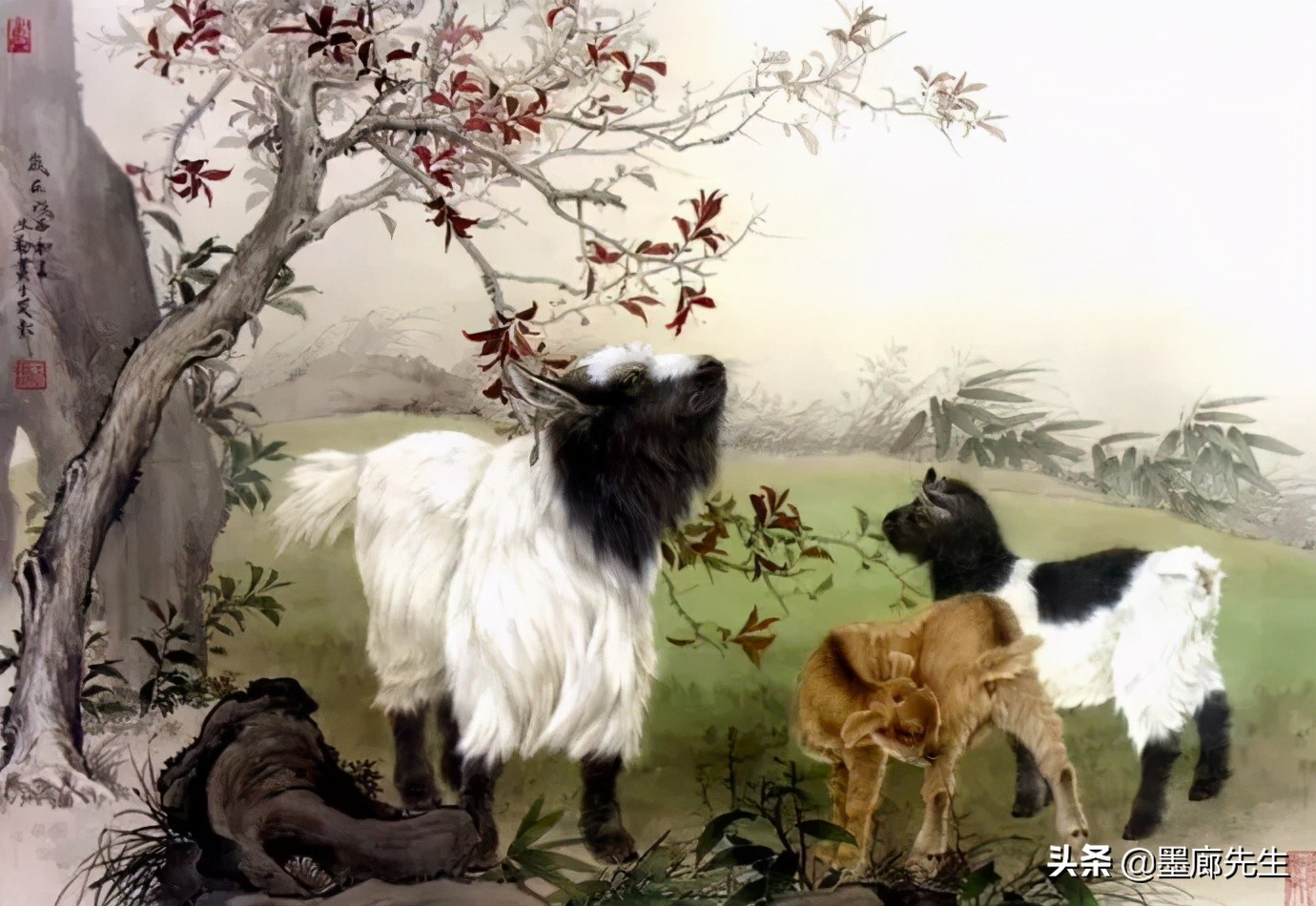 精选100幅画羊美图供大家学习收藏