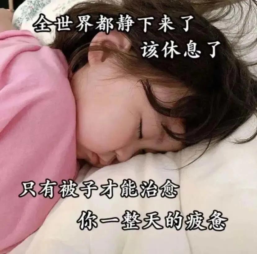 表情包：只有被子才能治愈你一天的疲惫