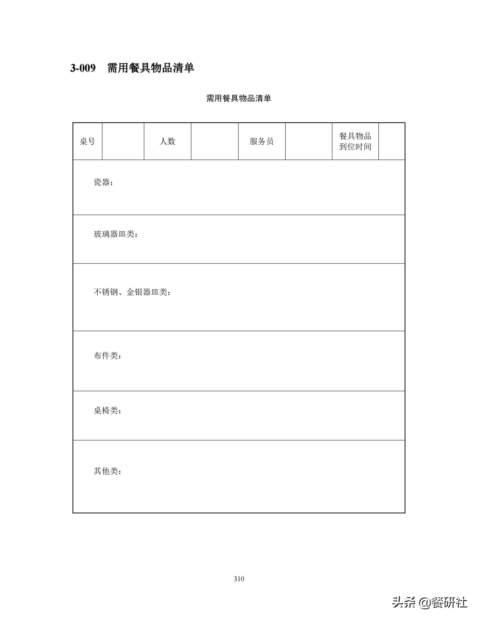 餐饮管理培训大典：200+操作流程/表单工具（462页文档）
