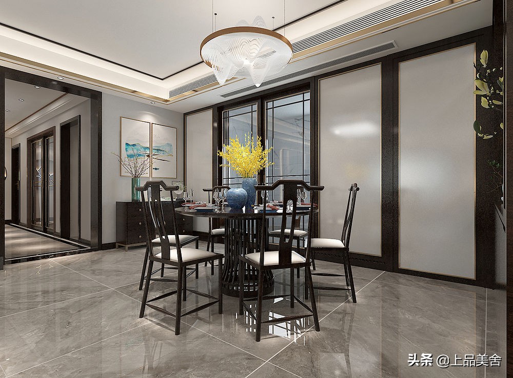 追求品质生活的夫妻俩，把160平新房装修成中式风，堪称样板间