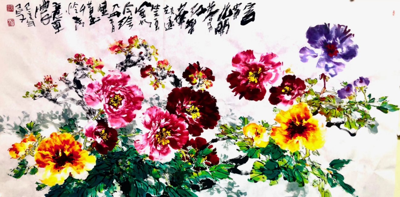 张志文一副画值多少钱(世界第一大写意牡丹画家张志文) - 价格百科