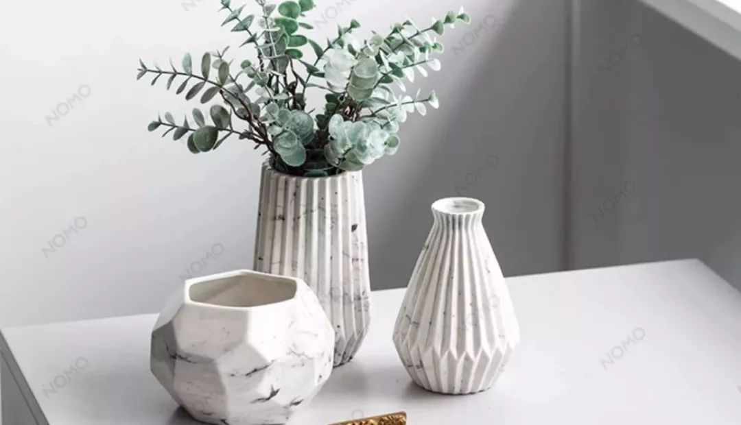 brass and clear glass test tube vases