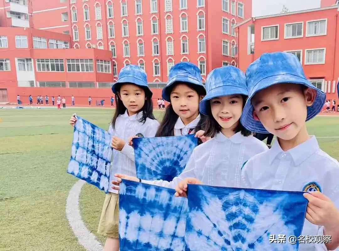 走进成都新世纪外国语，走进扎染世界，感受中华魅力