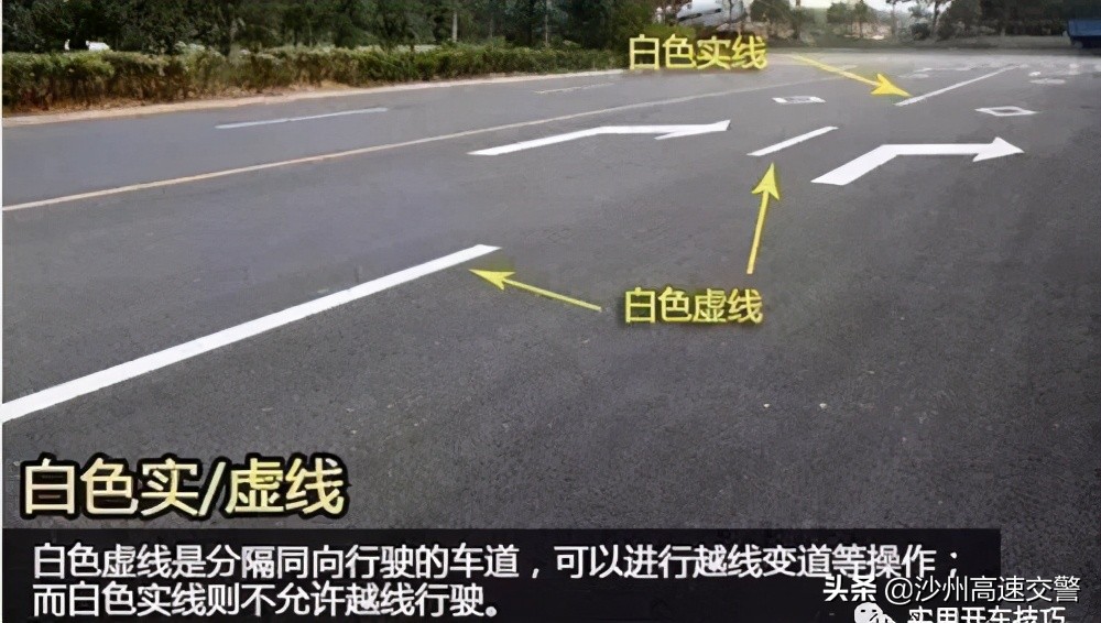 21种道路交通标志线