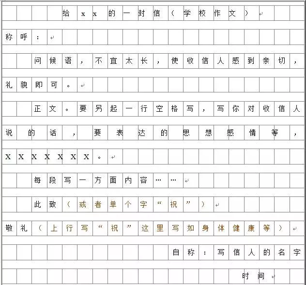 1-6年级应用文格式及技巧（请假条+通知+日记+读后感+书信…）