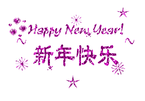 Happy  New  Year！新年快乐！