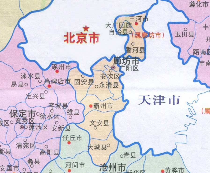 廊坊11区县人口一览:霸州市74万,永清县38万
