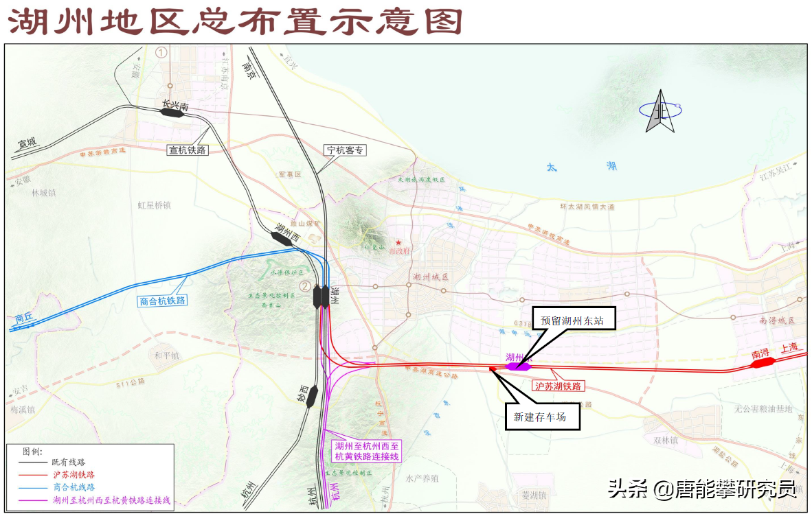 上海—苏州—湖州：沪苏湖铁路闵行松江青浦详细路线与7月进度