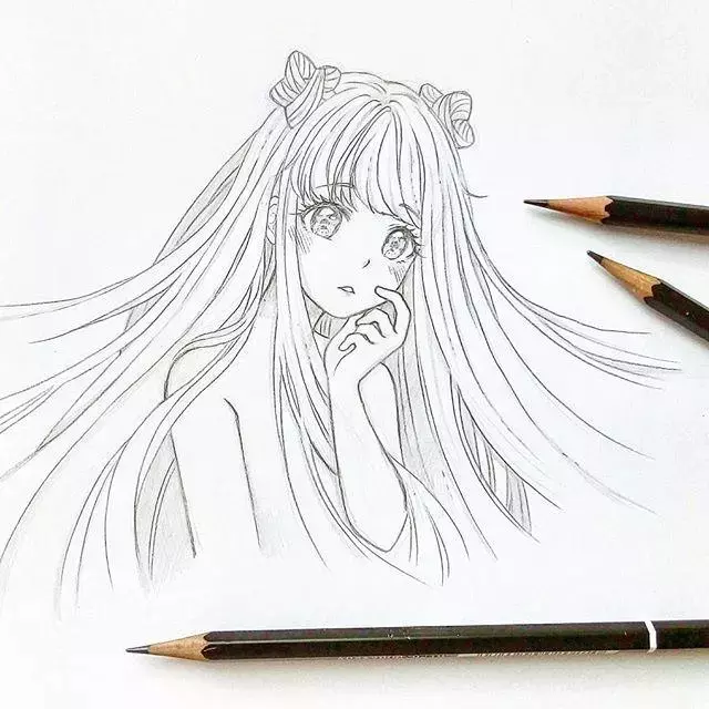 小央美:一组动漫人物手绘 ,史上最全动漫人物素材!