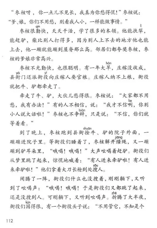 部编版三年级语文下册课文28《枣核》知识点+图文解读