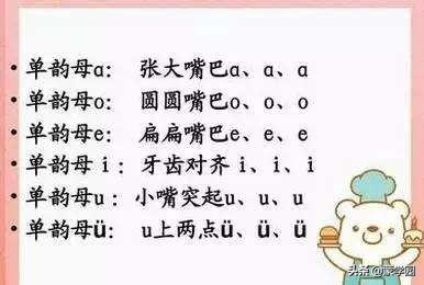 有趣的声母和韵母儿歌，帮孩子巧分辨，快记忆，家长们收藏好！