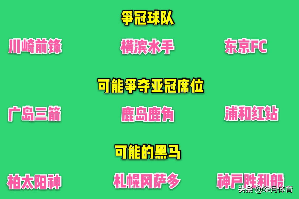 日本足球联赛(日本职业联赛解读，新赛季日职联球队实力定位以及预判)