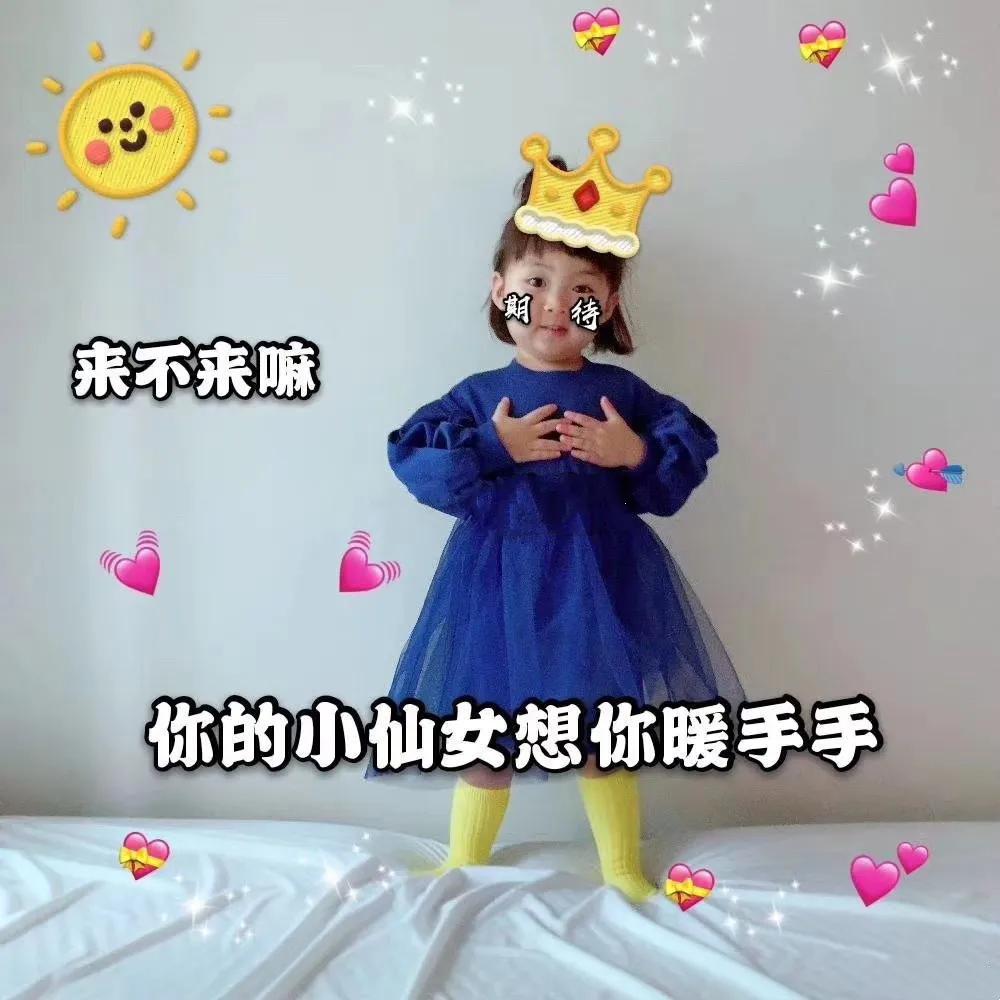 表情包：你的小仙女需要暖脚脚