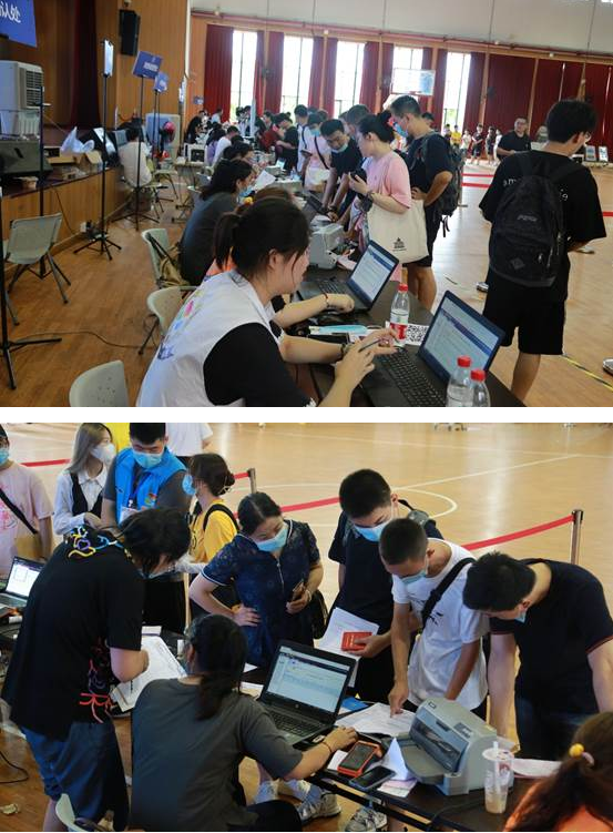 上海工商职业技术学院喜迎2021级新生入学报到