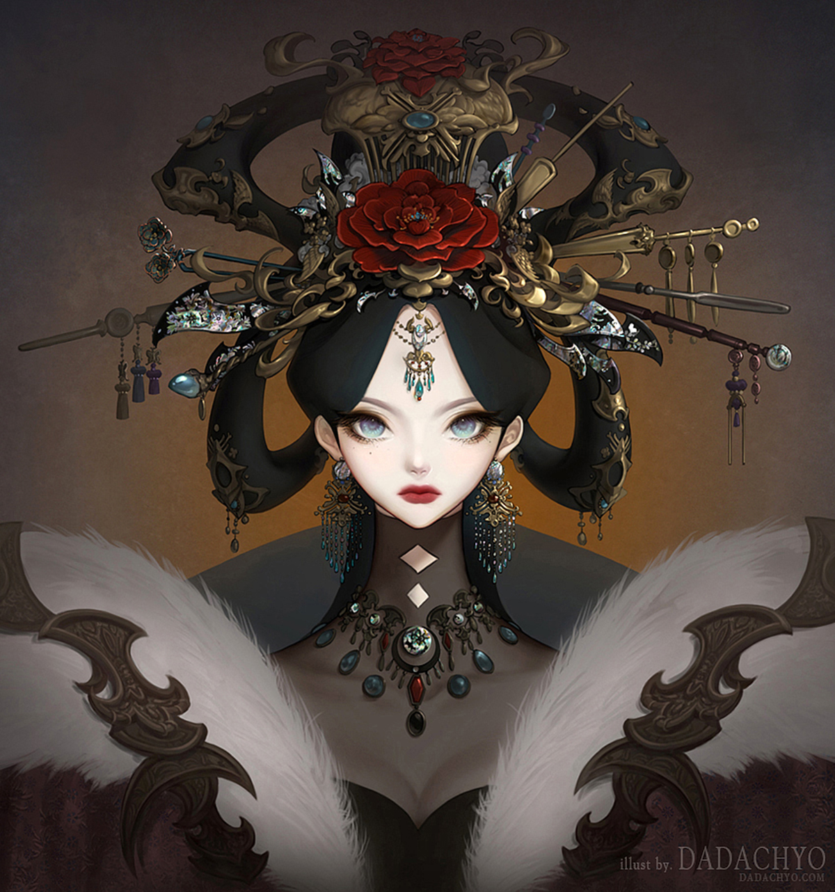 通透唯美的二次元美女，仙气扑面而来，充满梦幻华丽的马卡龙色彩