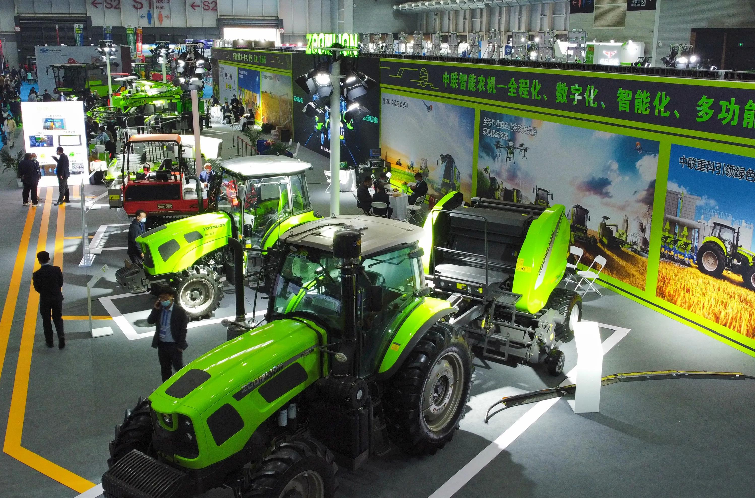匠心突破 智领前行，中联重科农机产品惊艳亮相2021国际农机展