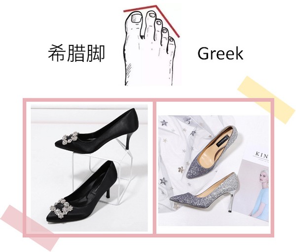 你的脚型适配哪种高跟鞋？原来希腊脚才是绝美脚型？