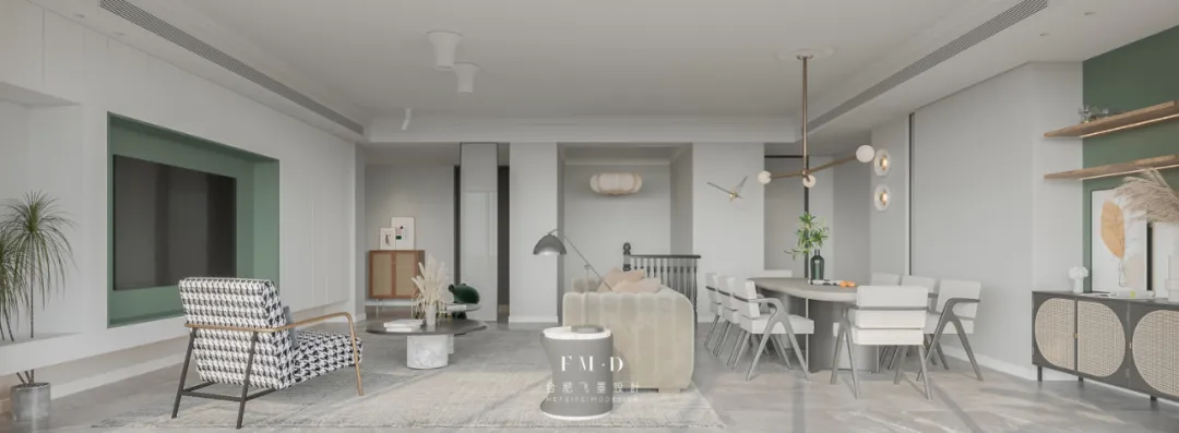 展示三世同堂200㎡的底复式，复古北欧，5室3卫收纳足颜值高