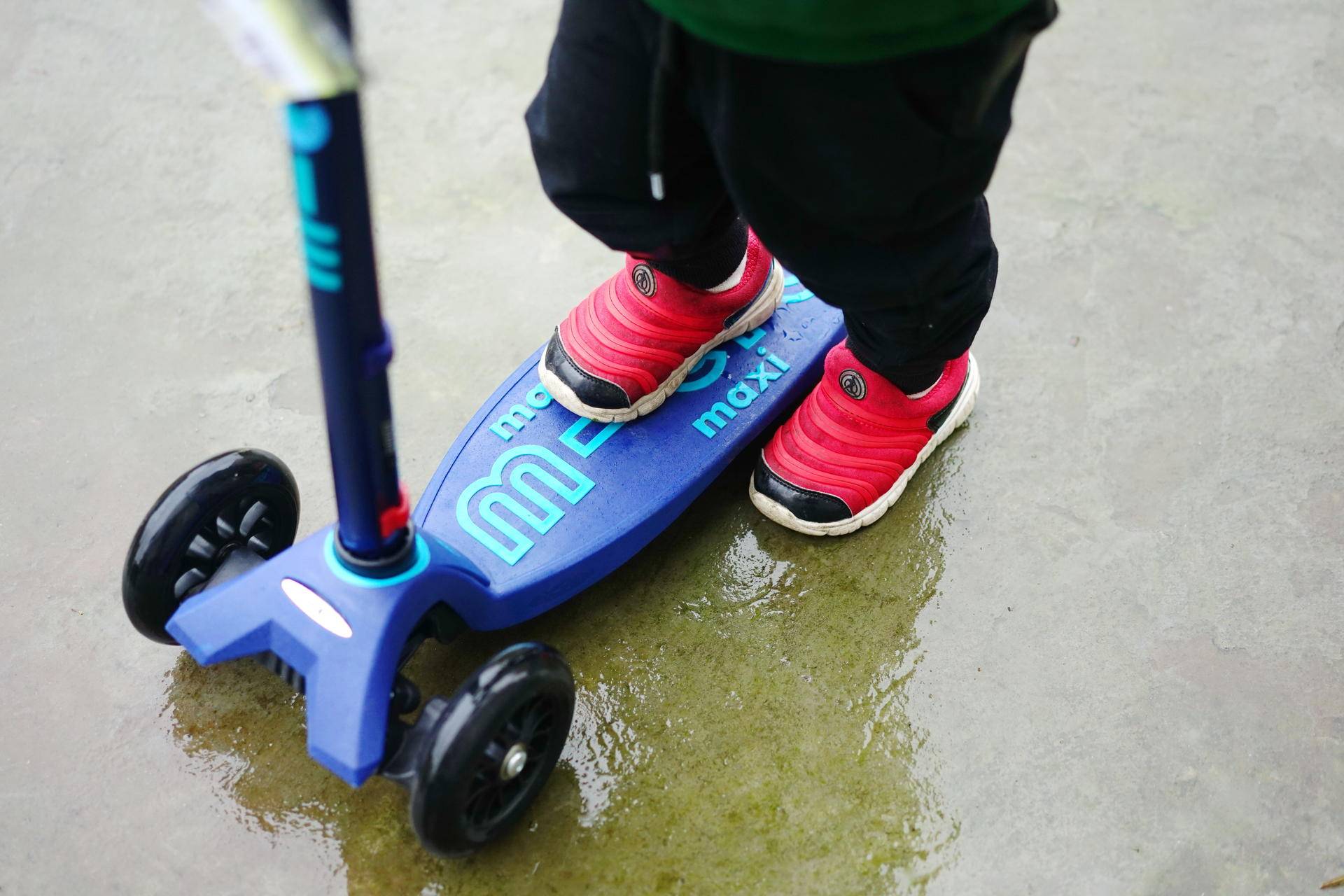 双脚滑板车价格及图片(终于挑到了一辆适合孩子滑板车) - 价格百科