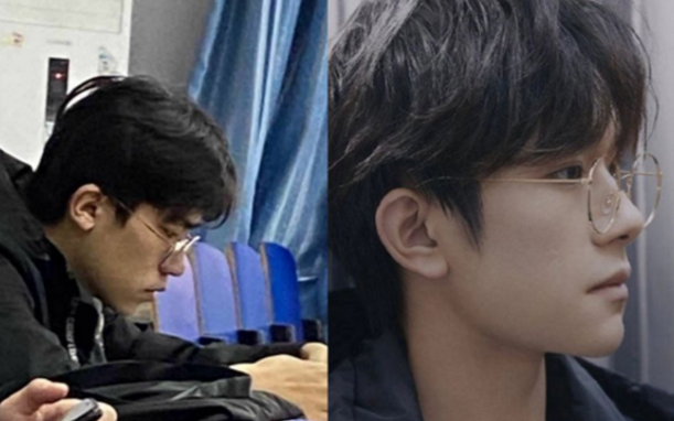 桂林高校男生撞脸易烊千玺，笑起来像吴磊，这不比招生简章有用