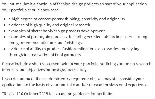 全球顶级服装院校Deadline&作品集格式一览