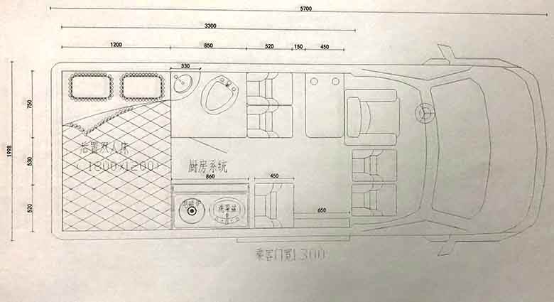 大通V80长轴高顶自动挡国六B型房车，25万入手到底值不值？