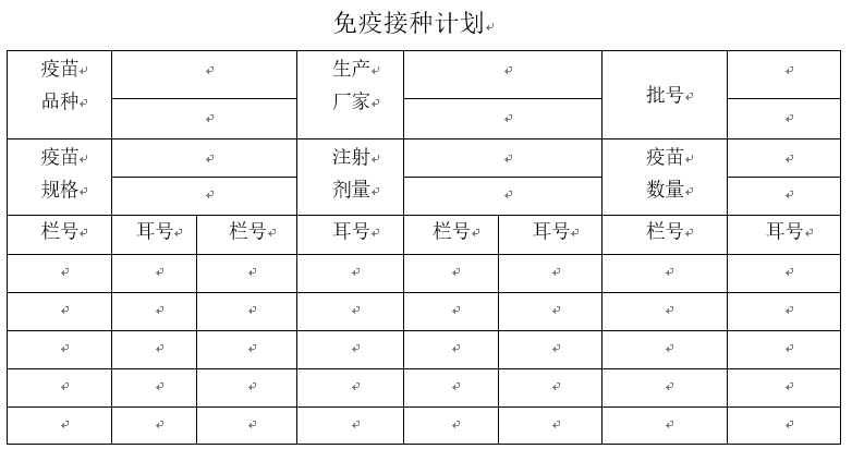 如何设计猪场免疫程序表？附免疫程序示范表，图文并茂干货满满