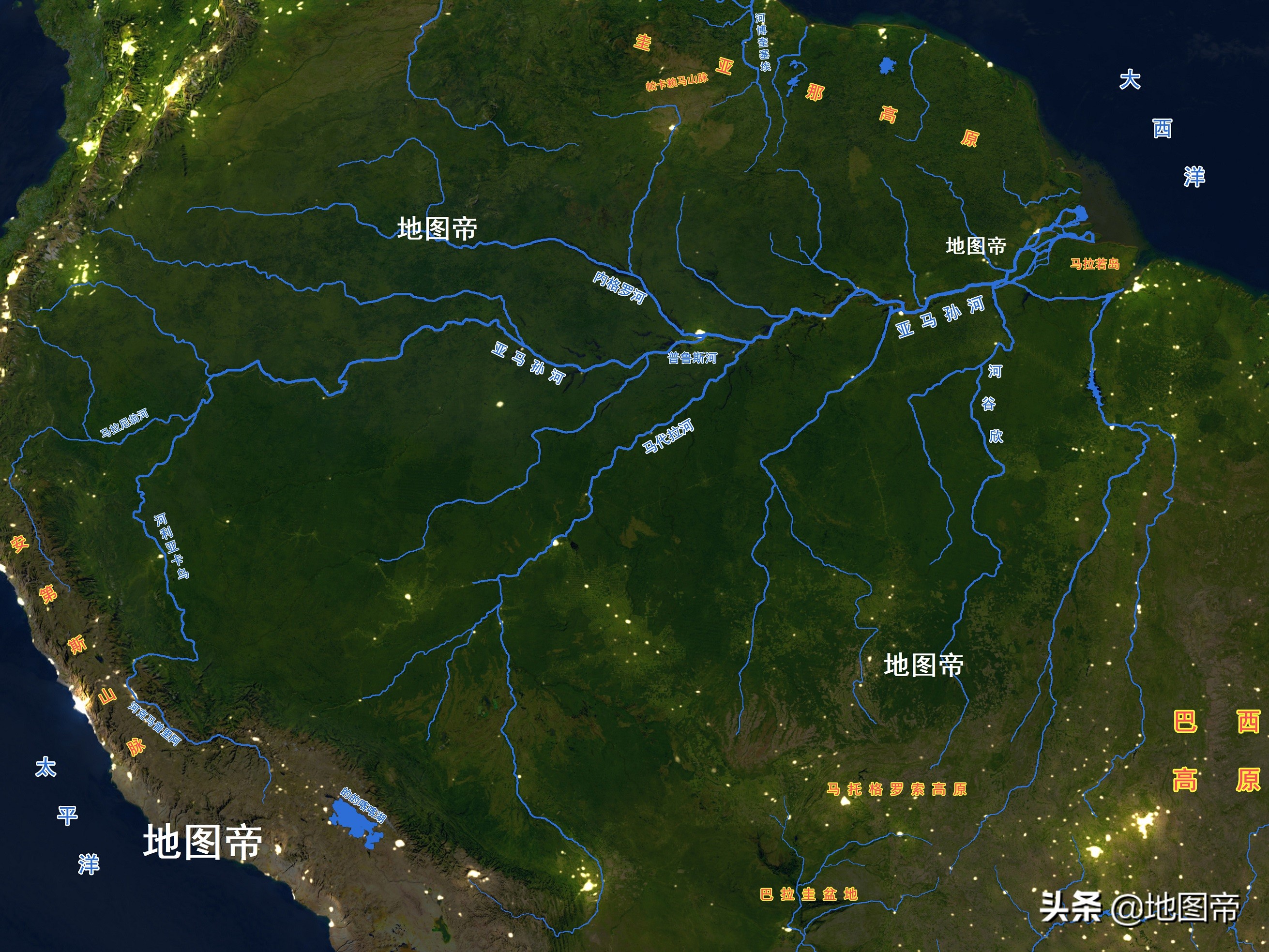 巴西气候类型分布图（巴西地区的气候分布方向）