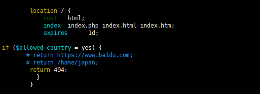 通过Nginx来实现禁止国外IP访问网站