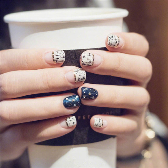 海豚湾美甲 毛呢美甲图片大全