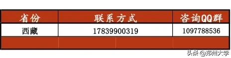 志愿填报选郑大，快来联系我们吧！