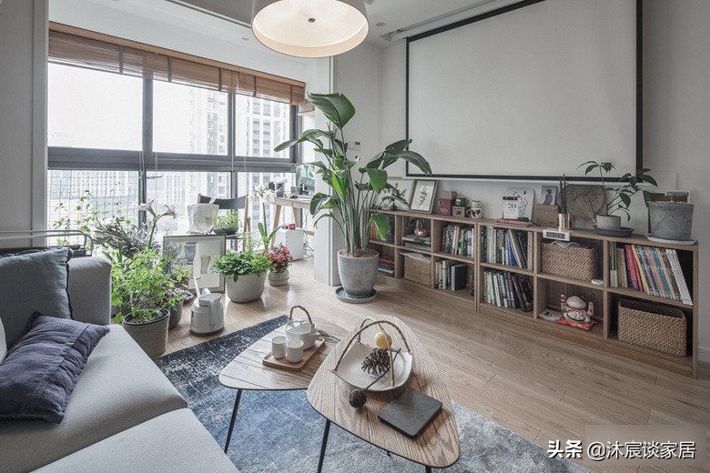她的新家，轻松随性，全屋“森系”风格清新素雅，喜欢就照这样装