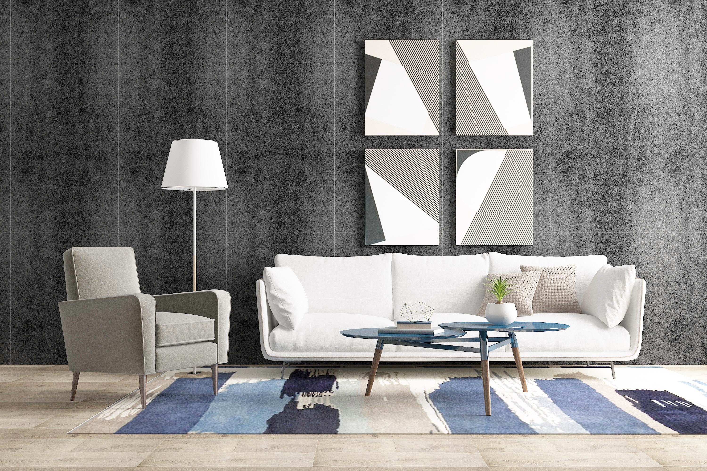 意库马•量子灰，源于大自然的艺术涂料，蕴含纯正的彩色