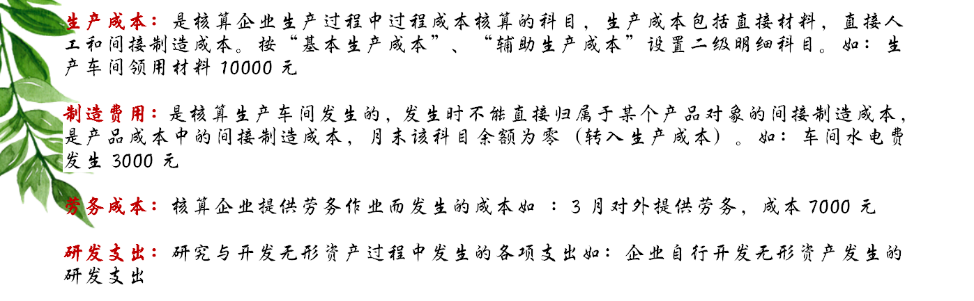 满满干货：会计科目分录及内容，新手会计珍藏