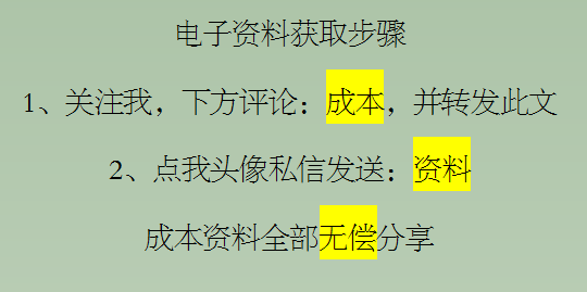 老会计耗时一个月整理:超实用成本核算流程+表格模板，各行业通用