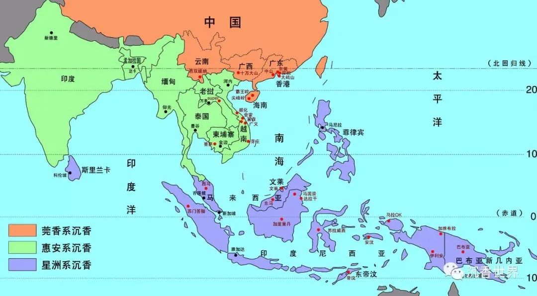 沉香木產地,沉香木產地哪里的最好