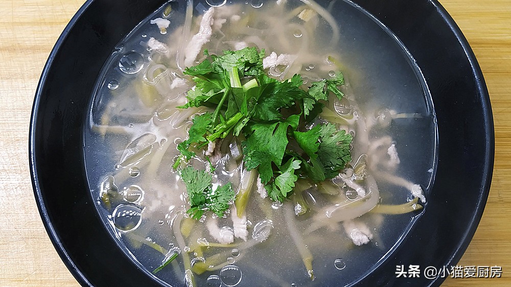 榨菜肉丝汤（做有色有香又有味的榨菜肉丝汤）