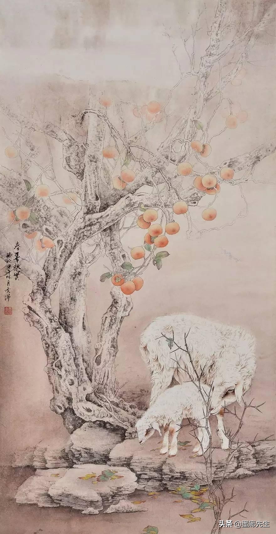 精选100幅画羊美图供大家学习收藏