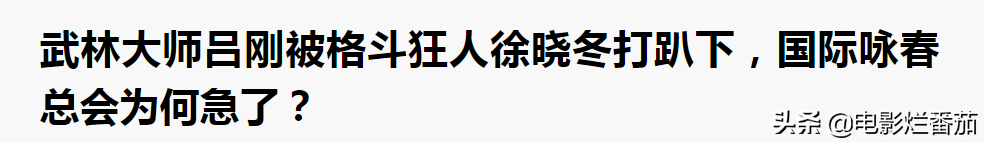 没想到打得这么有创意，《叶问4》这个句号划得圆满