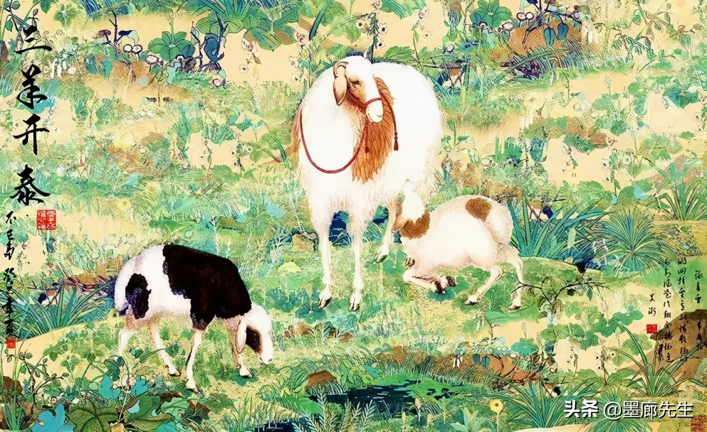 精选100幅画羊美图供大家学习收藏
