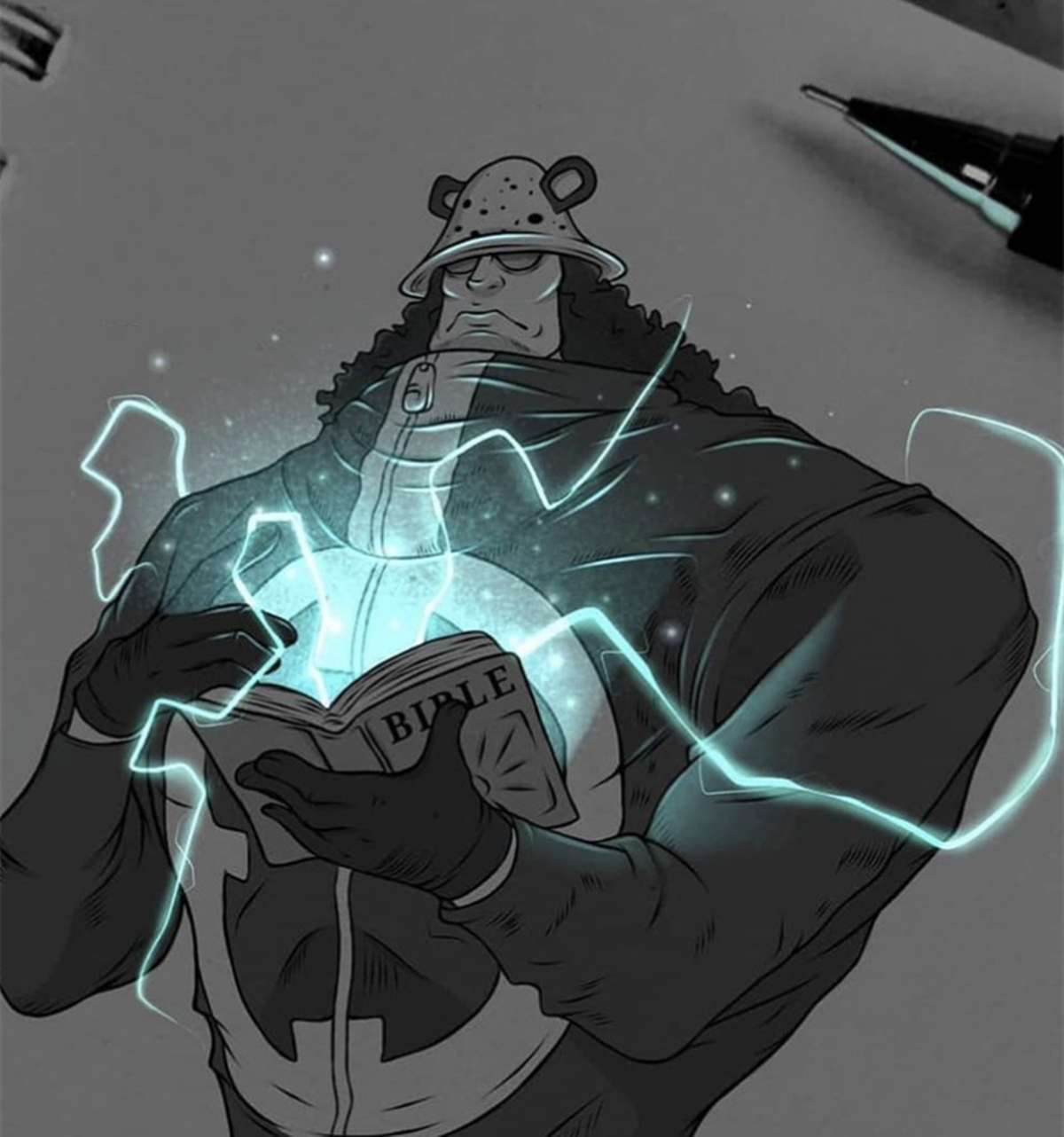 海贼王黑白画风与彩色的融合,说黑白漫画已经不流行还言之过早