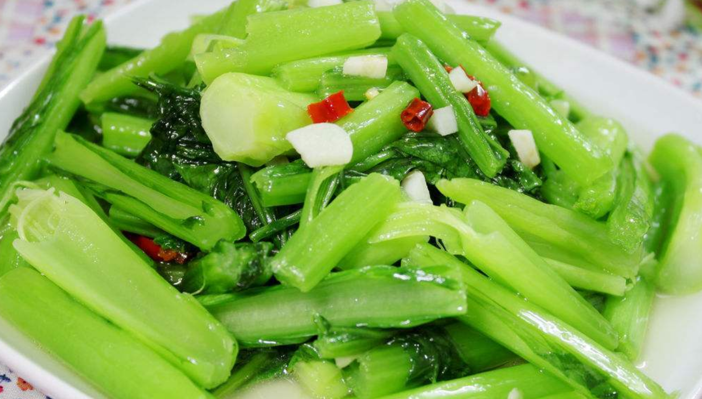 广东菜心这样做才好吃，简单美味又下饭，好吃极了