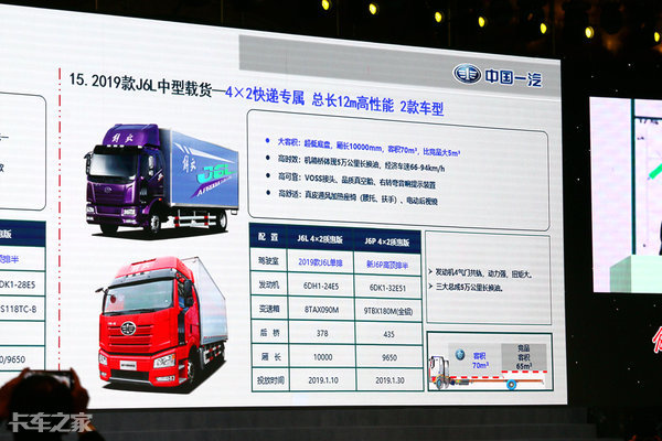 2019解放主推车型与新技术剧透：J7、国六、纯电动……
