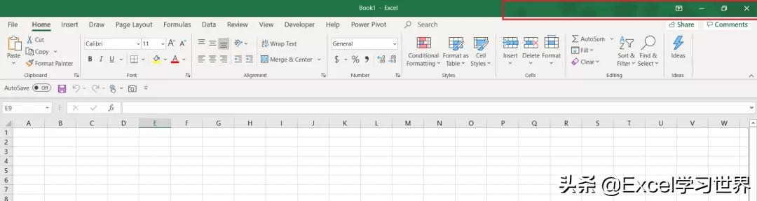 如何更改 Excel 背景图案、主题色？