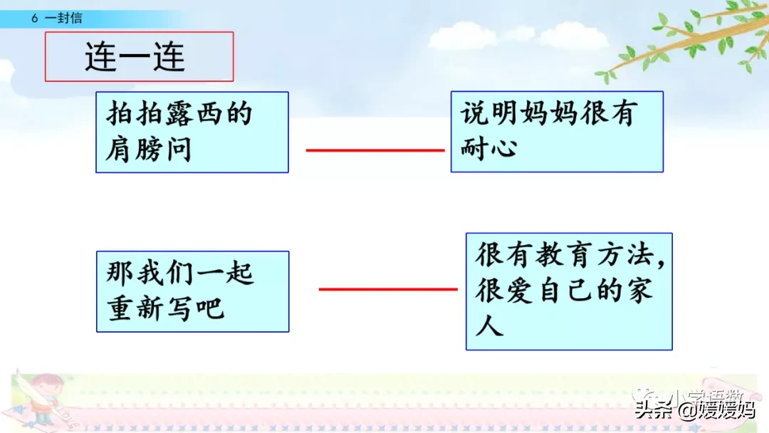 部编版二年级语文上册第6课《一封信》课件及同步练习